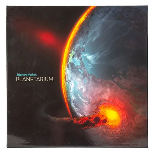 Planetarium is designed for science-lovers and hobby gamers of all ages. Simple rules combine with interesting and challenging game play. The thematic elements of the game have been developed with an eye on the science, assisted by a scientist working on NASA's search for life on Mars.