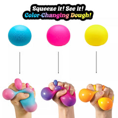 Schylling NeeDoh Color Change Squishy Fidget Ball Toy