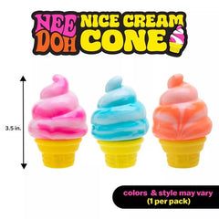 Schylling NeeDoh Nice Cream Cone Sensory Fidget Toy