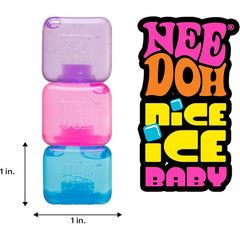 Schylling NeeDoh Teenie Nice Ice Baby 4pc Multi Pack