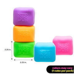 Schylling NeeDoh Nice Cube Glow Squishy Fidget Toy