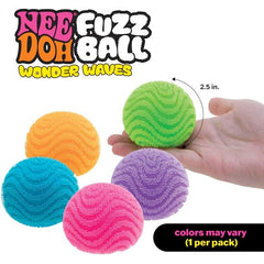 Schylling Super NeeDoh Fuzzball Wonder Waves Squishy Fidget Ball Toy