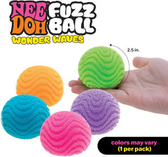 Schylling NeeDoh Fuzzball Wonder Waves Squishy Fidget Ball Toy