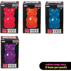 Schylling NeeDoh Gummy Bear Squishy Sensorisches Fidget Spielzeug