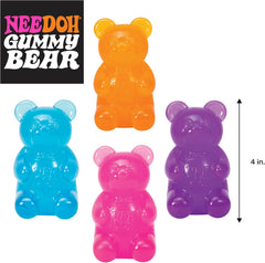 Schylling NeeDoh Gummy Bear Squishy Sensory Fidget Toy