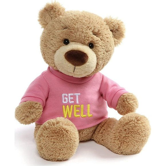 GUND GET WELL BEAR (Pink) 12.5-inch Plush | Galactic Toys & Collectibles