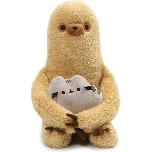 GUND is proud to present Pusheen with one of her best friends – Sloth! as a popular web comic, Pusheen brings brightness and chuckles to millions of followers in her rapidly growing online fan base. This two-in-one plush features a 13” Sloth, a fan favorite who often pops up in the web comic to celebrate holidays with Pusheen and her friends, holding a detachable Pusheen plush. Surface-washable for easy cleaning. Appropriate for ages one and up. About GUND: for more than 100 years, GUND has been a premier p