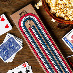 Bicycle 3 Track Cribbage Board Set