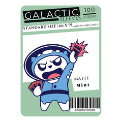These solid color sleeves hold standard size cards. Clear side uses non-glare matte material for softer feel and smoother shuffle. Stores and protects standard sized cards. 100 sleeves per package. 66 x 91mm size sleeves for card games, perfect for Pokemon, Magic: the Gathering, Digimon, One Piece, and other card games!