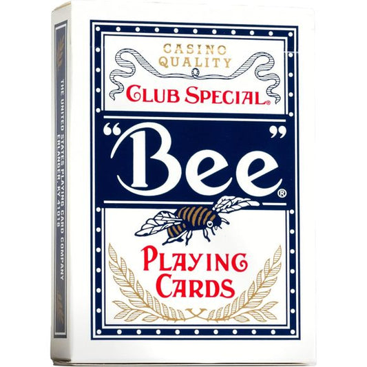 Enjoy hours and hours of gaming with Bee standard index playing cards. Perfect for Poker and other games, Bee brand playing cards are premium quality. Considered more durable than the average paper cards, these playing cards maintain their shape for increased play and use. Known for their diamond backs, Bee playing cards are made with premium materials. Classic, durable cards maintain their shape for years of play and use.