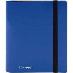 4-pocket Blue Pacific PRO-Binder with embossed middle black web material gives cards a classic framed look. Side loading pocket design to prevent cards from easily falling out. Elastic strap holds the binder shut when not in use. All materials made from archival-safe, acid-free non-PVC material. Holds 160 cards in Ultra Pro Deck Protector sleeves.