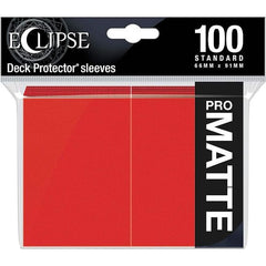 The Eclipse Matte Deck Protector sleeves offer a fully opaque back and glare-free matte card display. With the help of ChromaFusion technology, these sleeves feature an effortless glide shuffle and split-resistant seal, making Eclipse Deck Protectors premium trading card protection. Each pack includes 100 standard sized card sleeves, hand packed and manufactured in California, USA.
100 standard sized Deck Protector sleeves
ChromaFusion technology provides a fully opaque backing, split-resistant seal, and e