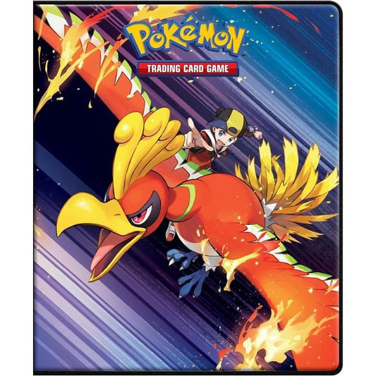 4-Pocket Portfolios for Pokemon feature a vibrant, full-art cover. Each portfolio stores and protects up to 40 standard size cards single-loaded and 80 cards double-loaded in archival-safe polypropylene pages. There are also pages in the center of the portfolio to store up to 4 oversized cards. Made in California, U.S.A.