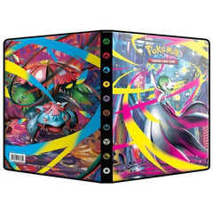 4-Pocket Portfolios for Pokemon feature a vibrant, full-art cover. Each portfolio stores and protects up to 40 standard size cards single-loaded and 80 cards double-loaded in archival-safe polypropylene pages. There are also pages in the center of the portfolio to store up to 4 oversized cards. Made in California, U.S.A.
