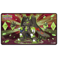 Make it a game to remember with Legendary Pokemon Foil Playmats! With vibrant, full-color artwork of Legendary Pokemon Zygarde, this playmat features premium spot foil accents for added shine. Made with a soft fabric top to reduce damage to cards during play and a non-slip rubber backing to keep the playmat from shifting during use, playmats enhance the gameplay experience. With dimensions of approximately 24 in. x 13.5 in., a playmat also makes an excellent oversize mousepad for home or office.