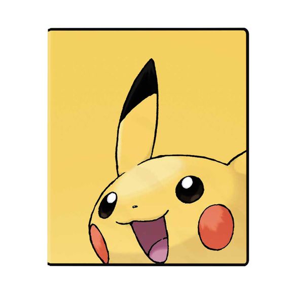 2" Albums for Pokemon feature a vibrant, full-art cover of Pikachu. Equipped with 2-inch thick D-rings, this 3-ring album is perfect for large collections of pages or organizing school work. Made in California, U.S.A. (pages sold separately)