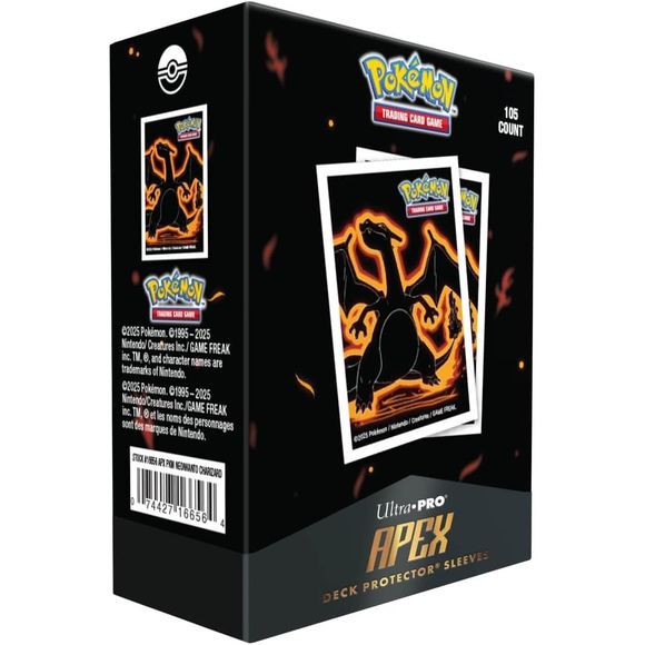Apex Deck Protector Sleeves: Pokemon Neon Kanto- Charizard