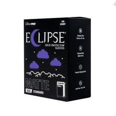 The next evolution of Ultra PRO's legendary ECLIPSE DECK PROTECTOR sleeves is here. Experience the enhanced texture, optimized shuffle feel, and the rigorously tested, consistent quality of the latest ECLIPSE formulation. Designed for competitive play and archival collections, ECLIPSE DECK PROTECTOR sleeves feature fully-opaque backings and split-resistant seals. ECLIPSE DECK PROTECTOR sleeves are available in matte and gloss fronts, standard and small sizes, and 10 vibrant colors.