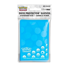 The Energy - Water Type Deck Protector sleeves for the Pokemon Trading Card Game feature vibrant artwork inspired by the iconic Energy type. Ultra PRO Deck Protector Sleeves are made with our proprietary ChromaFusion Technology to prevent peeling. Archival-safe materials ensure you can sleeve your cards with confidence. Sized for standard size trading cards measuring 2.5 in. x 3.5 in.