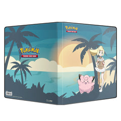 The 9-Pocket Portfolio for the Pokemon Trading Card Game features a vibrant, full-art cover of Lillie and Clefairy. Each portfolio stores and protects 180 standard size cards in 10 archival-safe pages. Made in California, U.S.A.