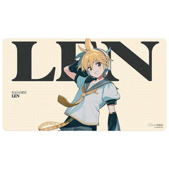 <p><strong>Ultra PRO Hatsune Miku: Retro Soundscapes – Kagamine Len Playmat</strong> brings energetic Vocaloid style to your tabletop with vibrant officially licensed Kagamine Len artwork. The soft fabric surface helps protect cards and accessories during play, while the non-slip rubber backing keeps the mat securely in place for tournaments, casual games, or everyday use.</p>
<p>Measuring approximately 24" x 13.5", this versatile gaming mat is ideal for TCGs, tabletop gaming, card collecting, or use as an