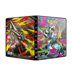 The 4-Pocket Portfolio for the Pokemon Trading Card Game features a vibrant, full-art cover. Each portfolio stores and protects 80 standard size cards and 4 oversized cards in archival safe pages. Made in California, U.S.A.