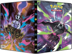 Officially licensed Pokémon Trading Card Game 9-Pocket Portfolio featuring Mega Darkrai and back cover of Mega Chandelure
Holds 252 standard size cards
Contains 14 x 9-pocket pages