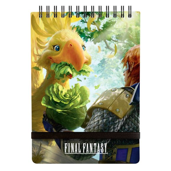 Spiral Life Pads featuring popular Magic: The Gathering(R) --- FINAL FANTASY artwork. Beneath the cover lie 60 custom printed pages to help you organize life totals as you play through each game. Our Life Pads measure 5 in. wide x 7 in. tall and secure shut with an elastic band.