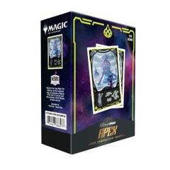 The 105ct APEX Deck Protector sleeves for Magic: The Gathering feature vibrant Edge of Eternities art from the trading card game. Archival-safe polypropylene materials ensure you can sleeve your cards with confidence. Sized for standard size trading cards measuring 2.5 in. x 3.5 in. The gloss clear front lets your foil cards shine!