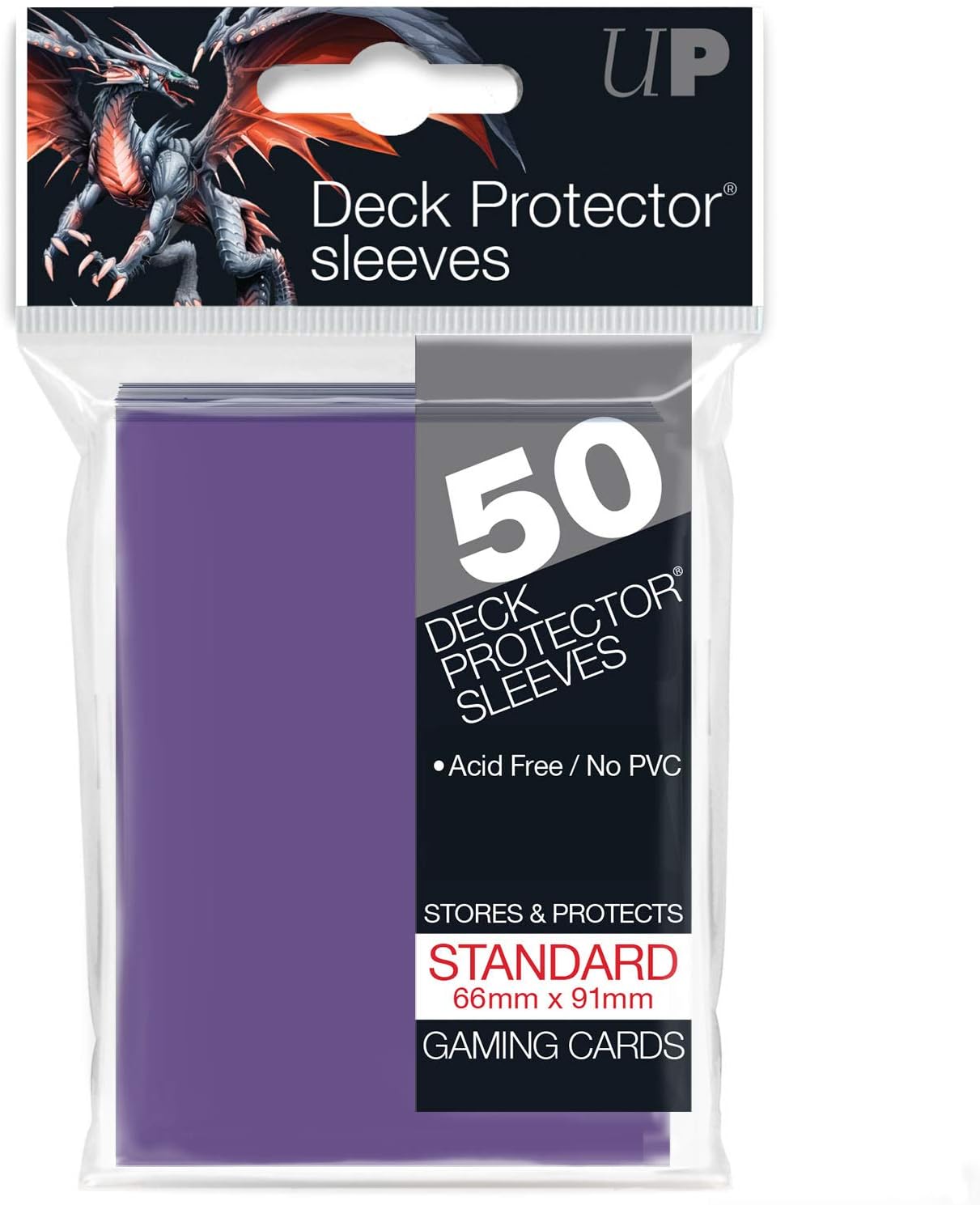 Holds And Protects Standard Size Gaming Cards. Highest Clarity. Acid Free, No Pvc. 50 Sleeves ideal for gaming and collecting.