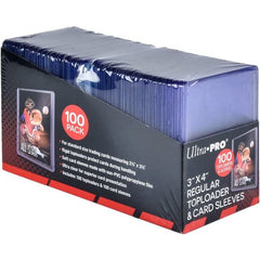Protect your valuable collectible trading cards with the original Ultra PRO Toploaders and soft sleeves! This bundle combines both Toploaders and sleeves together in one convenient package to make your collecting hobby a breeze.