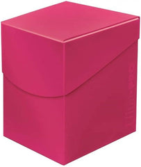 Holds up to 110 Standard gaming sleeved cards. Self-locking lid design with thumb notch for easy access to cards.
