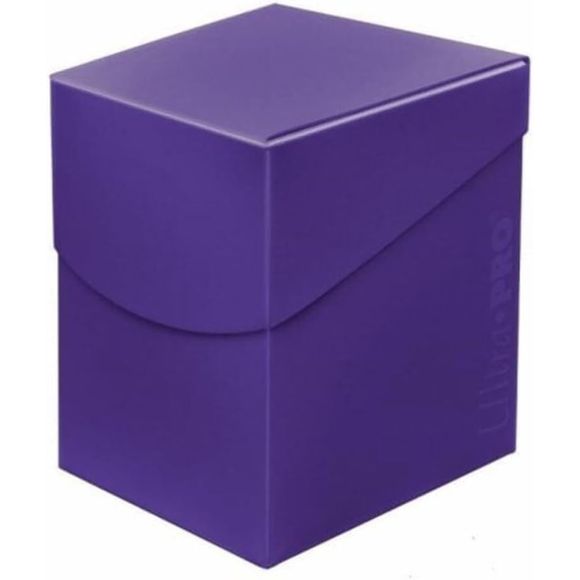 Holds up to 110 Standard gaming sleeved cards. Self-locking lid design with thumb notch for easy access to cards.