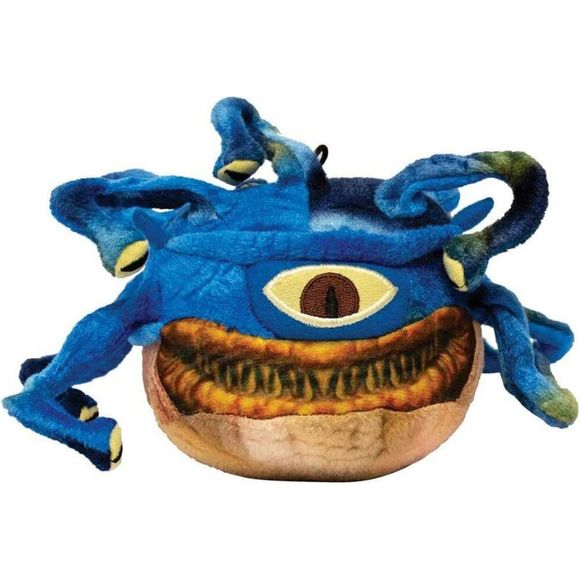 Love him or fear him, the Xanathar craves power and flattery over all things! This comfy pouch, sized to fit dice and/or other small accessories, is made of soft plush material. A heavy duty zippered pouch on the inside is perfect for gaming dice, tokens or anything else! The Xanathar Beholder comes with a carabiner style attachable hook for storage on the go!