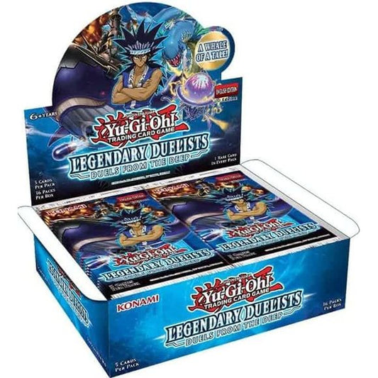 YuGiOh Legendary Duelists Duels From The Deep Booster Box with 36 booster packs. with 5 cards per pack.