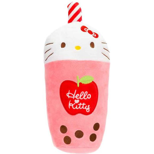 Cuddle up to this super-cute 10" plush of Hello Kitty as Boba! This luxurious soft toy is sure to become your purr-fect cuddle buddy. Perfect for fans of Hello Kitty and Boba alike! (Seriously, who WOULDN'T want to hug this cuteness?) 
Collect them all! This lineup includes: Hello Kitty, Pompompurin, My Melody, Tuxedo Sam, and Cinnamoroll