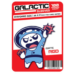 These solid color sleeves hold standard size cards. Clear side uses non-glare matte material for softer feel and smoother shuffle. Stores and protects standard sized cards. 100 sleeves per package. 66 x 91mm size sleeves for card games, perfect for Pokemon, Magic: the Gathering, Digimon, One Piece, and other card games!