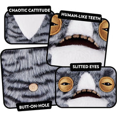 ZURU Fuggler Alley Cats Große Augen Katze 23cm Plüschtier