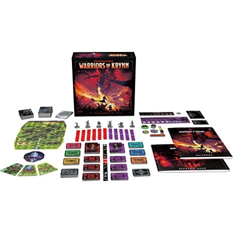 Dragonlance: Warriors of Krynn (Dungeons & Dragons Cooperative Board Game for 3-5 Players) | Galactic Toys & Collectibles