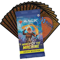 Contains 15 Magic: the Gathering cards in each pack. Includes: 1-2 card(s) of rarity Rare or higher and 3-5 Uncommon, 8-9 Common, and 1 Land.