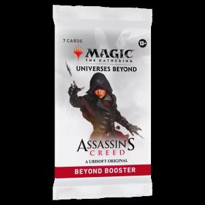 7 Magic: The Gathering cards
1-4 card(s) of rarity Rare or higher
3-5 Uncommon cards
0-1 Land cards
Traditional Foil Showcase Mythic Rare card in <1% of boosters
