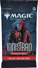 Return to the plane of glorious gothic horror and dig up fan-favorite reprints from every Innistrad set ever made with Innistrad Remastered. Cackle with delight at Showcase treatments from Innistrad’s past and behold all-new borderless art that’s hauntingly boo-tiful. Plus, every booster arrives nostalgia-packed with a Retro frame card!
Play Boosters are the best way to explore all the gothic horror world of Innistrad has to offer. Play Boosters are balanced for Limited play, perfect to open just for fun, a