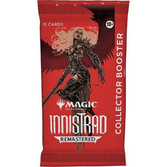 Return to the plane of glorious gothic horror and dig up fan-favorite reprints from every Innistrad set ever made with Innistrad Remastered. Cackle with delight at Showcase treatments from Innistrad’s past and behold all-new borderless art that’s hauntingly boo-tiful. Plus, every booster arrives nostalgia-packed with a Retro frame card!
Uncover Innistrad’s most devilish threats and blessed relics. Collector Boosters are possessed with rare and/or mythic rare cards guaranteed, plus traditional foils and spec