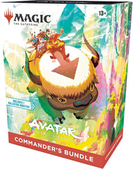 This masterful bundle unites all the greatest elements for Avatar: The Last Airbender fans, boasting nine Play Boosters, gorgeous full-art basic lands, and a Collector Booster packed with rares and/or mythic rares, foils, and other stylish surprises. But that's not all—Commander players will find Avatar-themed staples Sol Ring, Swiftfoot Boots, and Arcane Signet, plus two classic spells from a selected list of ten that are perfect for any commander's arsenal.
Contents:
2 of 10 Magic: The Gathering | Avat