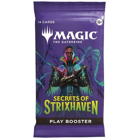Release Date April 24, 2026
Contents:
• 14 Magic: The Gathering cards
• May contain these cards: SOS 1–305; SOA 1–65; SPG 149–158
• 1–5 cards of rarity Rare or higher (2: 33%; 3: 6%; 4–5: <1%)
• 3–6 Uncommon cards
• 5–8 Common cards
• 1 Land cards
• 1 card of any rarity is Traditional Foil
• Foil Borderless Mythic in <1% of boosters
• Traditional Foil Land replaces a Land in 20% of boosters