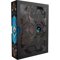 Release Date May 15, 2026
Paging all bookworms! This spell-bound bundle for Secrets of Strixhaven is studiously stuffed with all the extra credit any honors student could want. Buried in its pages you’ll find two 15-card Collector Boosters, six 14-card Play Boosters, 2 of 6 possible Traditional Foil Borderless promo cards, 20 Traditional Foil basic lands, and 1 special oversized Codex Bundle Spindown life counter. A Headliner Mythic Rare card can be found in <1% of Collector Boosters.