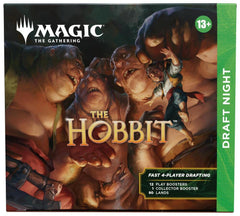 Release Date: Aug 14, 2026
Contents:
• 12 Magic: The Gathering® | The Hobbit Play Boosters
• Each Play Booster contains 14 Magic: The Gathering cards
• May contain these cards: HOB 1–248
• Includes 1–3 cards of rarity Rare or higher (2: 26%; 3: 2%)
• 3–5 Uncommon
• 7–9 Common
• 1 land card
• 1 card of any rarity is Traditional foil
• Foil borderless rare/mythic rare in <1% of boosters
• Traditional foil land replaces a land in 20% of boosters
• 1 Magic: The Gathering® | The Hobbit Collector Booster
• Each C