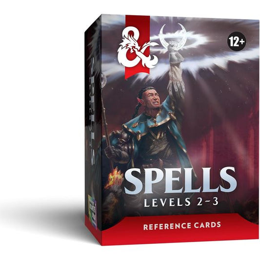 Bring your spells to life with these quick-reference cards for Dungeons & Dragons. Keep your magic in hand, making it faster and easier to play. Your spells are ready when adventure calls. For use with the Player’s Handbook. Included inside: 63 level 2 spells, 52 level 3 spells, 8 stat block cards, 5 customizable cards, and 1 instruction card.