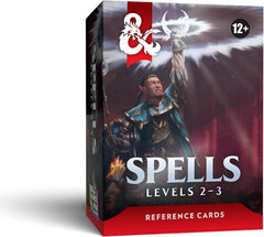 Bring your spells to life with these quick-reference cards for Dungeons & Dragons. Keep your magic in hand, making it faster and easier to play. Your spells are ready when adventure calls. For use with the Player’s Handbook. Included inside: 63 level 2 spells, 52 level 3 spells, 8 stat block cards, 5 customizable cards, and 1 instruction card.