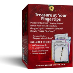 Dungeons & Dragons Reference Cards Common and Uncommon D&D